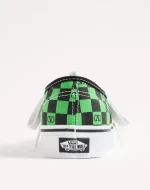 Valentino Garavani And Vans Low-Top Fabric Trainer With VLogo Checkerboard Print And Tropical Leaves Print - Image 2